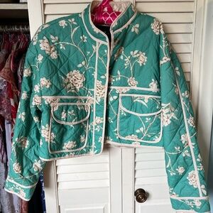 7 For All Mankind Cropped Quilted Jacket - Size S - Worn Once